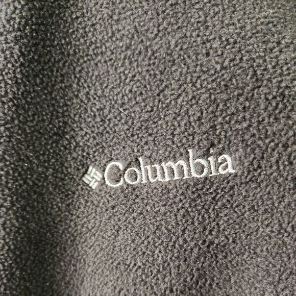 Columbia Mountain Dew 1/2 Zip Fleece Jacket Black XL Pullover Mens Womens Coat - Picture 3 of 11